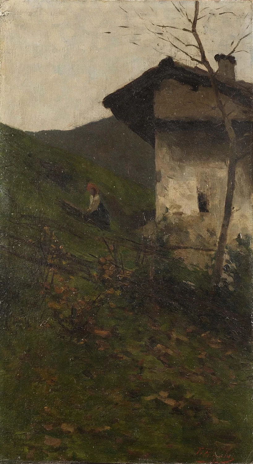 56-Francesco Filippini-Il casolare di montagna  